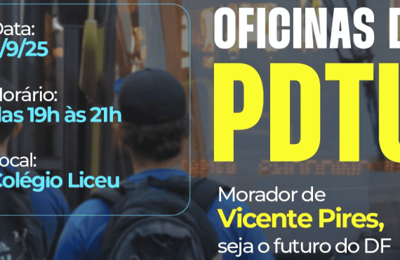 Vicente Pires debate mobilidade urbana em oficina do PDTU