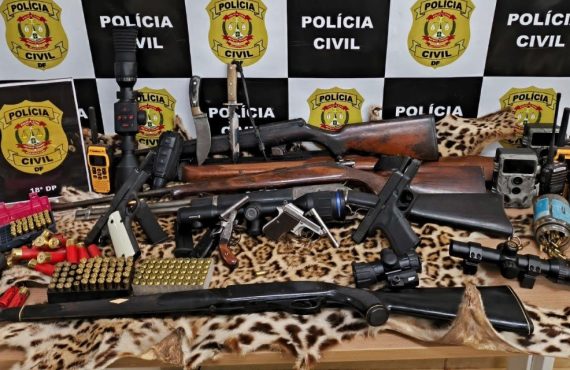 Homem é preso em Vicente Pires durante operação contra comércio ilegal de armas